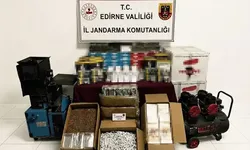 Edirne’de Kaçak Tütün Ürünleri Ele Geçirildi