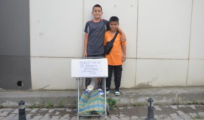 Bisiklet Hayali İçin Limonata ve Su Satıyorlar: Niksar'ın Minik Girişimcileri!