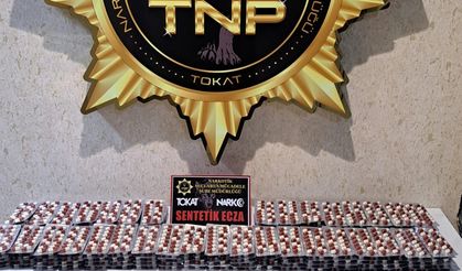 Tokat’ta 4 Bin 382 Sentetik Hap Ele Geçirildi