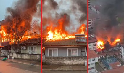 Erbaa’da Yangın: Müstakil Evden Yandaki Eve Sıçradı: Kediler Kurtarıldı!