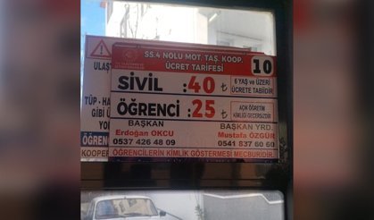 Erbaa’da Minibüs Ücretlerine Zam: Tam 40 TL, Öğrenci 25 TL Oldu!