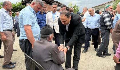 Kaymakam Dr. Remzi Demir’den Muhtar Arıcı’ya Taziye Ziyareti