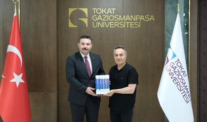 Tokat Cumhuriyet Başsavcısı Büyükyurt’tan TOGÜ Rektörü Yılmaz’a Veda Ziyareti