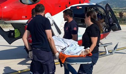 Tokat’ta Kafa Travması Geçiren 14 Yaşındaki Çocuk Helikopter Ambulansla Ankara’ya Sevk Edildi