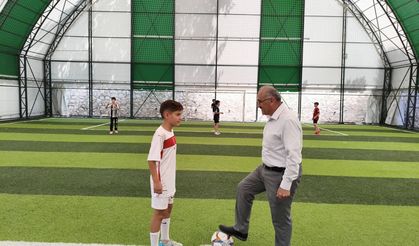 Erbaa’da Yaz Kur'an Kursları Arası Halı Saha Futbol Turnuvası Başladı