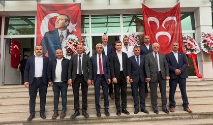 MHP Erbaa İlçe Başkanlığına Cemal Kale Seçildi