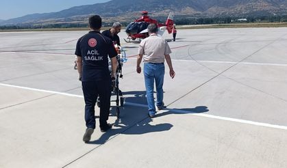 Tokat’ta Minik Yürek İçin Zamanla Yarış: 4 Aylık Bebek Hava Ambulansıyla Sevk Edildi