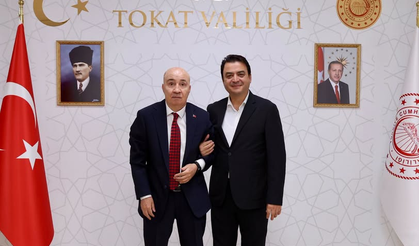 Cumhurbaşkanı Başdanışmanı ve 15 Temmuz Gazisi Turgut Aslan'dan Tokat Valisi Abdullah Köklü'ye Ziyaret