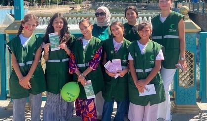 Yeşilay’ın Minik Gönüllülerinden Yeşilırmak Kenarında Anlamlı Farkındalık