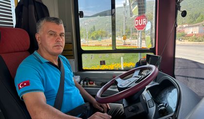 Tokat'ta Örnek Davranış: Halk Otobüsü Şoförü Fenalaşan Yolcuyu Hastaneye Yetiştirdi