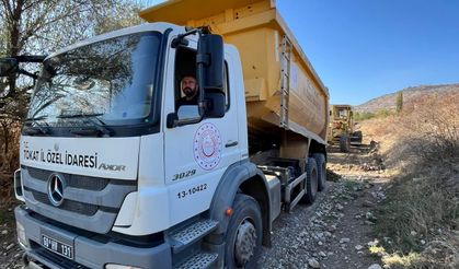Tokat İl Özel İdaresi Zile'de Sahada: Köylerin Altyapı ve Yol Sorunları Çözülüyor