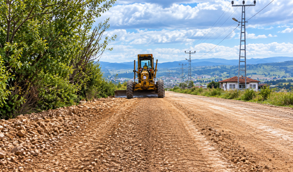 Erbaa Köylerinde Altyapı ve Yol Çalışmaları Hız Kesmiyor
