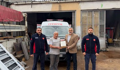 Niksar’da Kaza ve Arama Kurtarma Aracına Destek