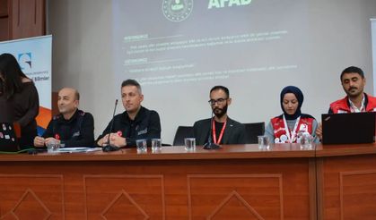 TOGÜ İİBF’de Afad Ve Kızılay’dan Öğrencilere Kapsamlı Afet Bilinci Dersi