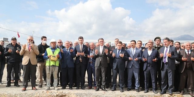 Erbaa Organize Sanayiide Camii İnşatının Temeli Atıldı