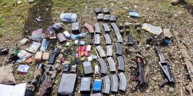Pençe-Kilit Operasyonu Bölgesinde Silah ve Mühimmat Ele Geçirildi
