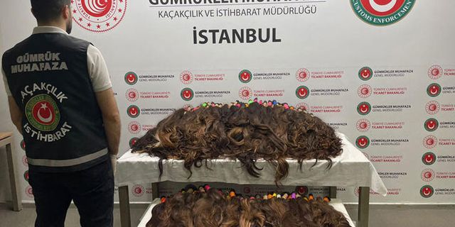 Sabiha Gökçen Havalimanı'nda 68 Kilogram İnsan Saçı Ele Geçirildi