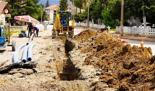 Erbaa Belediyesi Alt Yapı Çalışmalarına Devam Ediyor