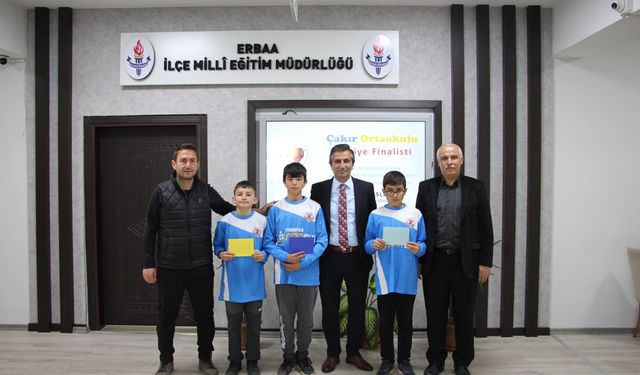İlçe Milli Eğitim Müdürü Bekir Aslan, Bocce'nin Yıldızlarını Ağırladı