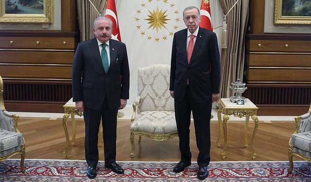 Cumhurbaşkanı Erdoğan, Şentop İle Görüştü