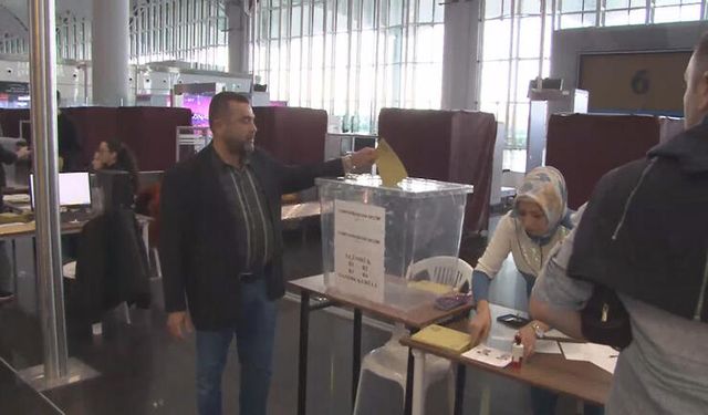 İstanbul Havalimanı'nda 2. Tur İçin Oy Verme İşlemi Başladı
