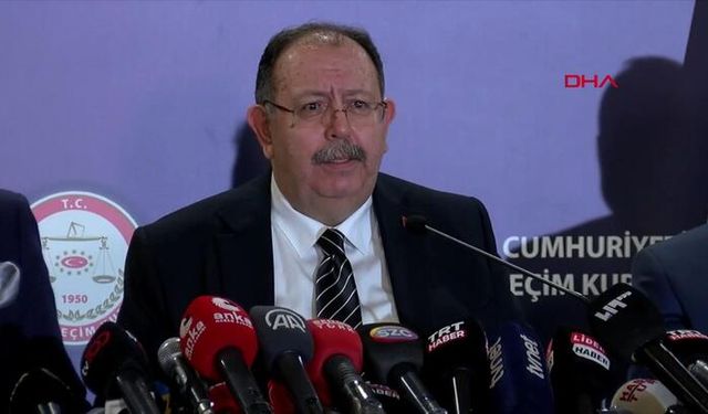 YSK Başkanı Yener Duyurdu; Erdoğan Yeniden Cumhurbaşkanı