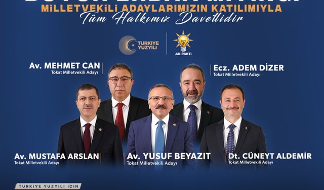 Ak Parti Erbaa'da Mitinge Hazırlanıyor