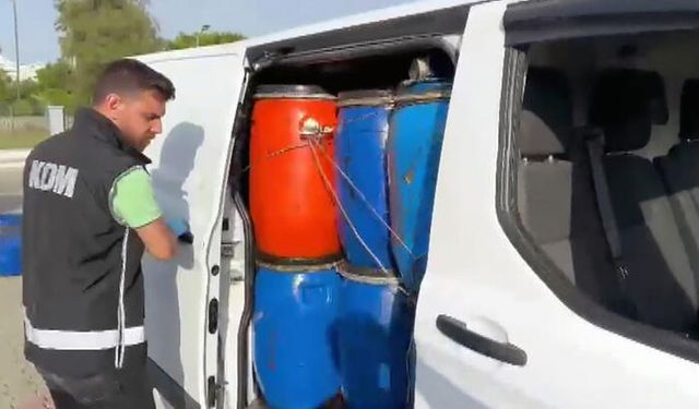 Adana’da 49 Bin Litre Sahte Akaryakıt Ele Geçirildi