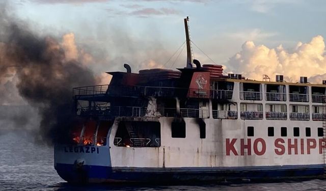 Filipinler’de yolcu gemisinde yangın