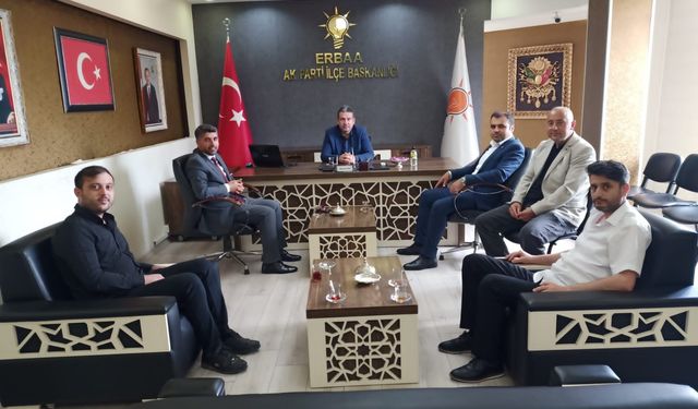 Yeniden Refah Partisi İlçe Başkanından Bayram Ziyareti