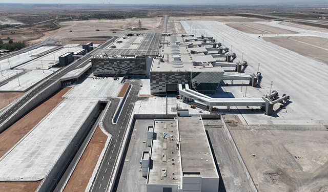 KKTC Ercan Havalimanı'nın Yeni Terminal Binası Cumhurbaşkanı Erdoğan’ın Katılımıyla Yarın Açılıyor