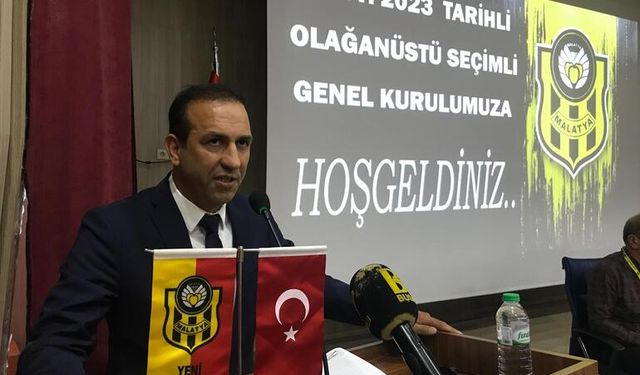 Yeni Malatyaspor'un Yeni Başkanı Adil Gevrek Oldu
