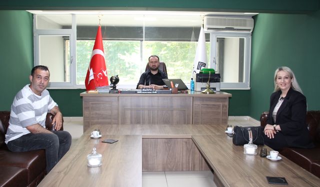 Ayşegül Pınar Kelkit Gazetesini Ziyaret Etti