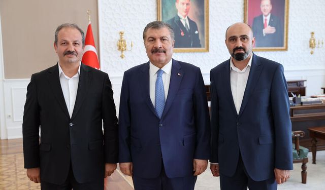Sağlık-Sen’den Sağlık Bakanı Koca’ya Ziyaret