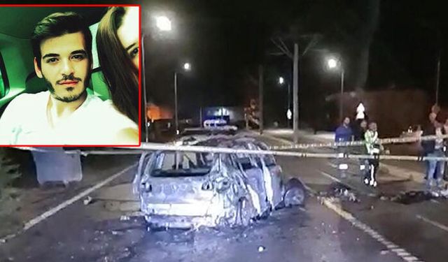 Otomobilin Direğe Çarpıp Alev Aldığı Kazadaki Sürücü, Hayatını Kaybetti