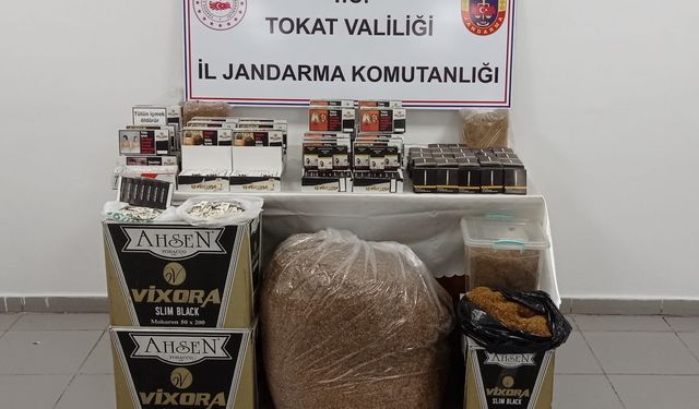 Tokat'ta Kaçak Tütün Operasyonu