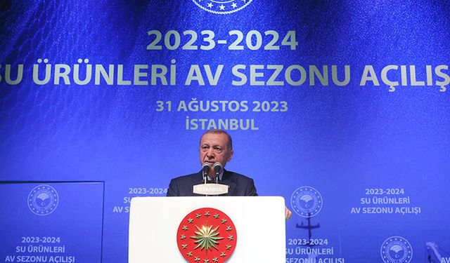 Cumhurbaşkanı Erdoğan 2023-2024 Su Ürünleri Av Sezonunun Açılışına Katıldı