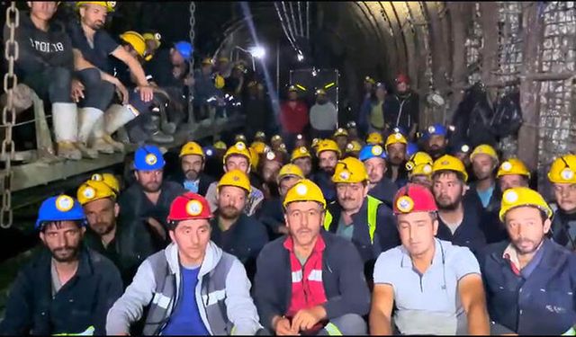 Eskişehir'de, Kömür Madeni İşçileri, Yer Altında Açlık Grevine Başladı