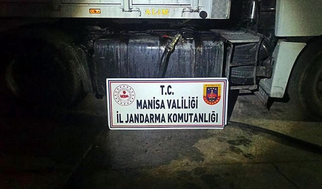 Manisa’da 2 Bin 500 Litre Kaçak Akaryakıt Operasyonu