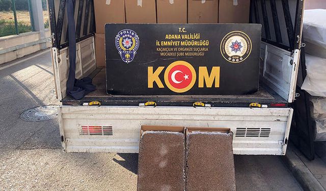 16 Milyon Kaçak Doldurulmuş Sigara Adana’da Ele Geçirildi