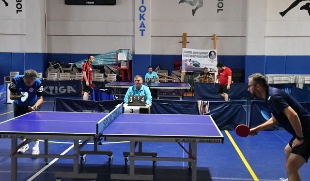 Tokat’ta Amatör Spor Haftası Etkinlikleri Masa Tenisi ile Devam Ediyor