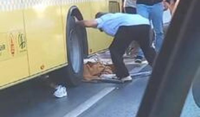 Otobüsün Altında Kalan Hamile Kadın Yaralandı