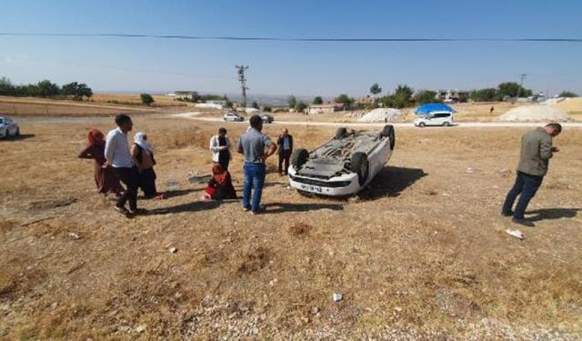 Taziye Ziyaretine Gidenleri Taşıyan Araç Takla Attı : 1 Ölü, 2’si Çocuk 7 Yaralı