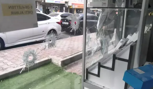 Gaziosmanpaşa'da İş Yerine Silahlı Saldırı Kamerada