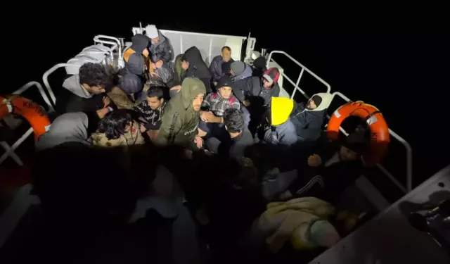 Bodrum'da 30 Kaçak Göçmen Kurtarıldı, 34 Kaçak Göçmen Yakalandı
