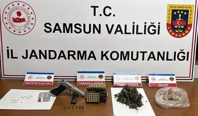 Samsun'da Ağabey-Kardeşe Uyuşturucudan Gözaltı