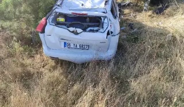İki Otomobilin Çarpıştığı Kazada 2 Kişi Yaralandı