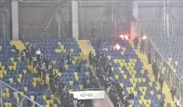 MKE Ankaragücü - Beşiktaş Maçından Sonra Taraftarlar Arasında Olaylar Çıktı