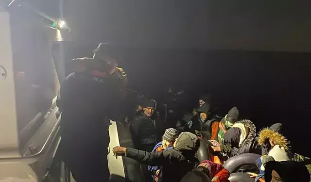 Kuşadası'nda 38'i Çocuk, 90 Kaçak Göçmen Kurtarıldı