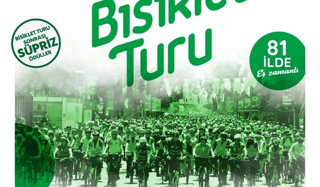 Erbaa'da 11. Yeşilay Bisiklet Turu: 81 İlde Eş Zamanlı Gerçekleşecek